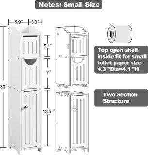 No. 1 - AOJEZOR Bathroom Furniture Sets - 4