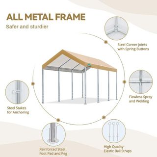 No. 4 - ADVANCE OUTDOOR Adjustable Carport - 3