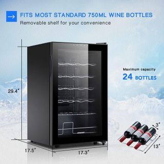 No. 6 - STAIGIS 24 Bottle Compressor Wine Cooler Refrigerator - 3