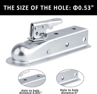 No. 6 - METOWARE Straight Trailer Coupler - 3