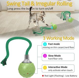 No. 4 - umosis Interactive Cat Ball Toy - 2