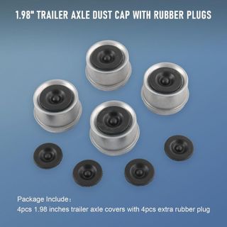 No. 5 - Trailer Axle Dust Cap Cup Grease Cover Hub - 5