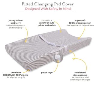 No. 6 - Burt's Bees Baby Changing Pad Cover - 3