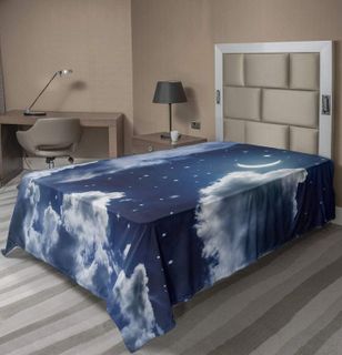 No. 6 - Lunarable Night Sky Flat Sheet - 1