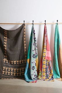 No. 3 - Vintage Cotton Kantha Quilt - 5