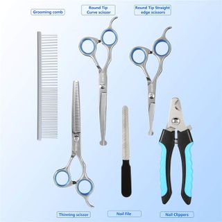 No. 7 - TOPGOOSE Dog Grooming Scissors Set - 3