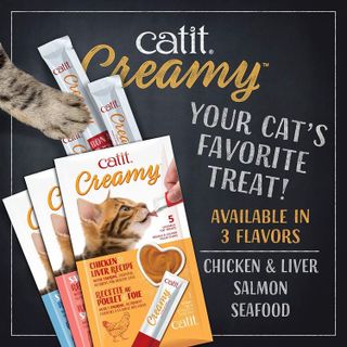 No. 1 - Catit Creamy Lickable Cat Treat - 4