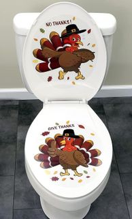 No. 2 - Iconikal Turkey Toilet Lid Cling Set - 3