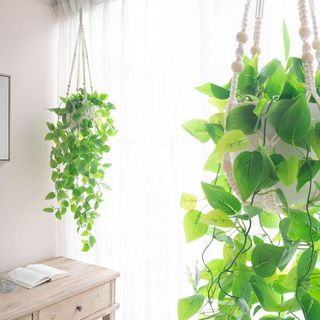 No. 4 - Mkono 3 Pack Macrame Plant Hangers - 4