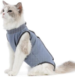 No. 2 - kzrfojy Cat Surgery Recovery Suit Cat Onesie - 1