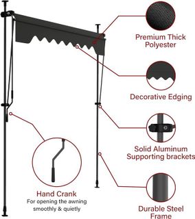 No. 6 - STEELAID Manual Retractable Awning - 5