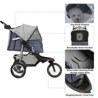 No. 3 - VIAGDO Premium Heavy Duty Pet Stroller - 3