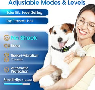 No. 8 - Dog Bark Collar, Smart No Shock Anti Barking Training Collar - 3