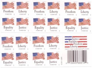 No. 1 - USPS Four Flags Forever Stamps - 1