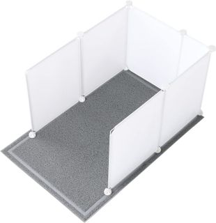 No. 3 - MEEXPAWS Extra Large Cat Litter Box Enclosure - 1