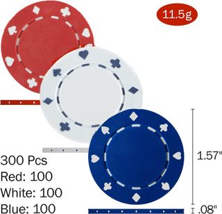 No. 7 - Trademark Poker Texas Traveller Table Top & Chip Travel Set - 3