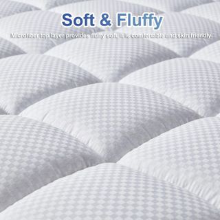 No. 5 - MATBEBY Bedding Quilted Fitted Mattress Pad - 2