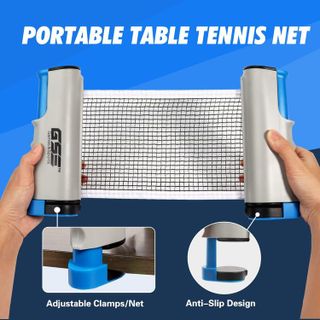 No. 1 - GSE Adjustable Retractable Ping Pong Net Set - 4