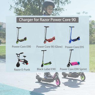 No. 6 - VHBW Replacement Charger for Razor Power Core E90 - 2