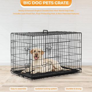 No. 7 - PayLessHere Large Dog Crate Kennel - 4