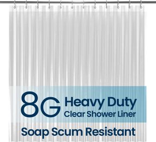 No. 2 - LiBa Bathroom Shower Curtain Liner - 1