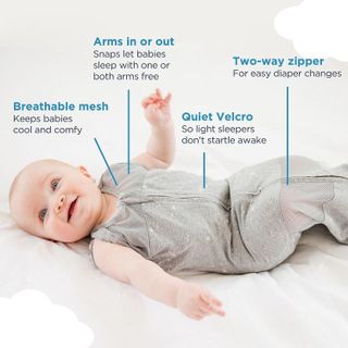 No. 5 - Happiest Baby Sleepea 5-Second Swaddle Blanket - 2