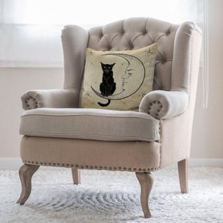 No. 5 - Moslion Cats Moon Throw Pillow Cover - 4