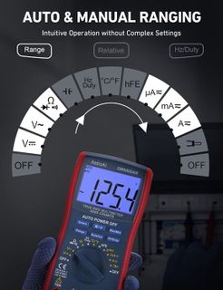 No. 9 - AstroAI Digital Multimeter and Analyzer TRMS 6000 Counts Volt Meter Ohmmeter Auto-Ranging Tester - 4