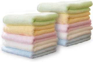 No. 1 - Yoofoss Luxury Bamboo Washcloths Set - 1