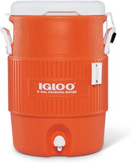 No. 6 - Igloo Portable Sports Cooler Water Beverage Dispenser with Flat Seat Lid - 1