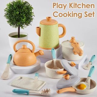 No. 4 - Pretend Play Toy Cookware Set - 4