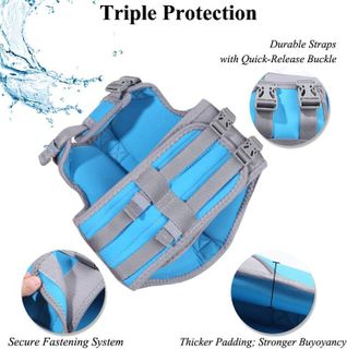 No. 3 - VIVAGLORY Life Jacket for Dogs - Sports Style Water Vest Jacket - 4