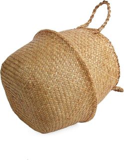 No. 1 - BlueMake Woven Seagrass Basket - 5