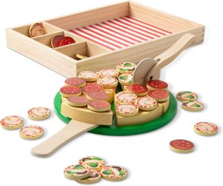 No. 9 - Pizza Party Wooden Play Food Set - 4