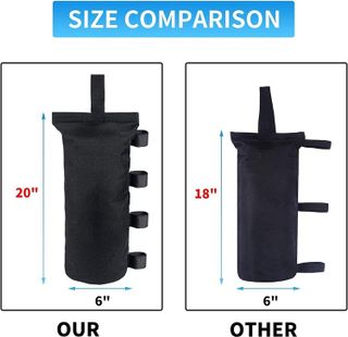 No. 8 - Joramoy Heavy Duty Canopy Weight Bags - 4