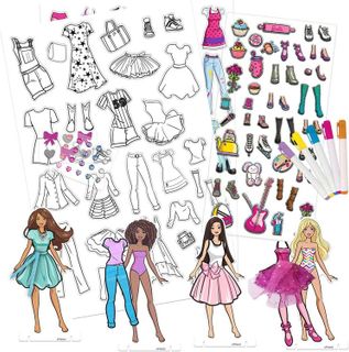 No. 10 - Barbie Paper Dolls Craft - 2