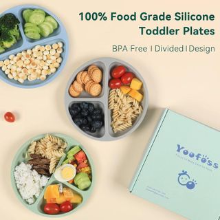 No. 5 - Yoofoss Toddler Plates - 4