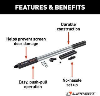 No. 6 - LIPPERT COMP Screen Assist RV Screen Door Cross Bar - 2