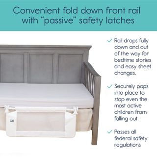No. 5 - hiccapop Convertible Crib Bed Rail for Toddlers - 2