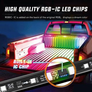 No. 3 - Nilight Truck Bed Light Strip RGB-IC LED Lights - 2