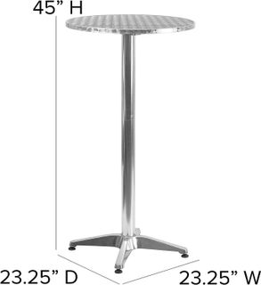 No. 1 - Flash Furniture Mellie Bar Height Table - 2