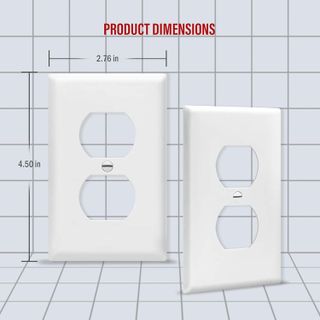 No. 1 - ENERLITES Duplex Wall Plates Kit - 2