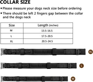 No. 6 - DAGANXI Tactical Dog Collar - 3