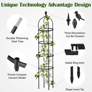 No. 3 - Garden Obelisk Trellis - 4