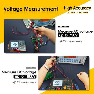 No. 4 - BTMETER Megohmmeter 1000V Insulation Resistance Tester - 4