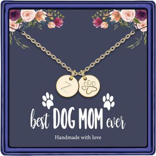 No. 4 - Dog Mom Gifts for Women Necklace - 1