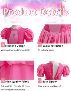 No. 9 - Princess Peach Costume Dress - 4