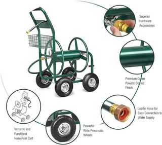 No. 9 - Giantex Water Hose Reel Cart - 5