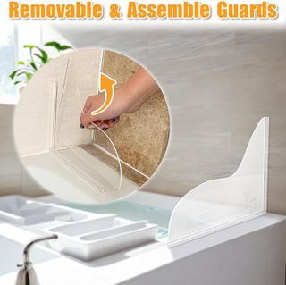 No. 1 - Honitra Shower Splash Guard - 2