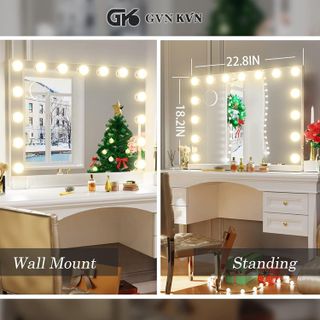 No. 6 - Gvnkvn Vanity Makeup Mirror with Lights - 5